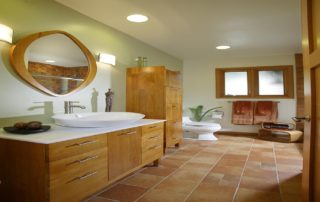 This kitchen & bath had many existing features. The challenge in these rooms was to save some previous remodel work to assist in reducing the budget. New custom light fixtures, windows, doors & paint provided the finishing touches to the only rooms in the home that showed signs of any prior remodeling.